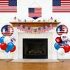 American Independence Day Decoration Set Party Decoration Paper Fan Flower Set