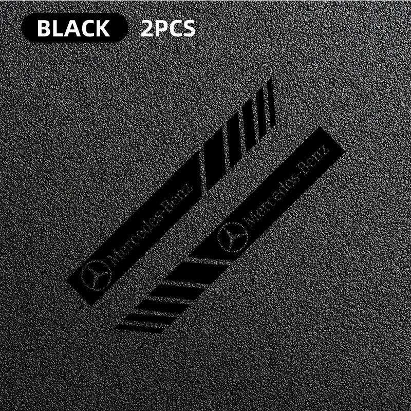 2pcs Car Rearview Mirror Side Decal Stripe Sticker Vehicle Body Accessories For Mercedes Benz AMG A B C E S CLA GLA GLB G Class