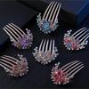 Vintage Blumen Haarspangen Koreanischer Stil Perle Haarkämme Glänzende Haarnadeln Für Frauen Haarschmuck