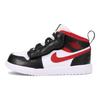 Air Jordan 1 Mid ALT TD Siyah Gym Kırmızısı Bebek Spor Ayakkabıları Beyaz AR6352-122