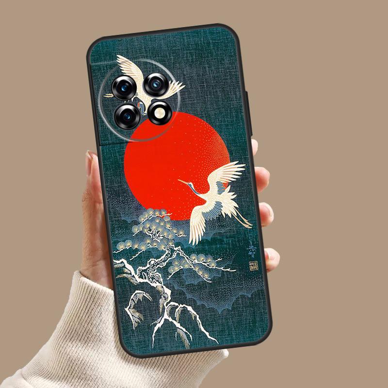 Japanese Style Art Japan Case For OnePlus 11 12 9 10 Pro 10R 12R 8T 10T OnePlus Nord N30 N20 N10 CE 3 2 Lite Cover
