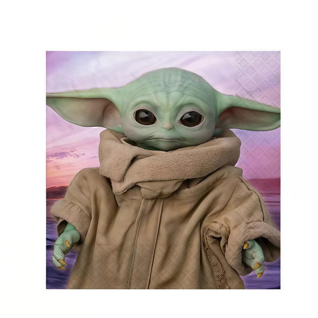 Star Waring Yoda Baby Theme Birthday Party Decoration Plate Napkin Cup Balloons Banner for Boys Favor Baby Shower Supplies Gifts