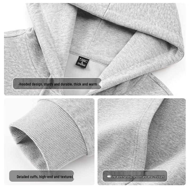 Baleno Men's Heavyweight Casual Hooded Cardigan