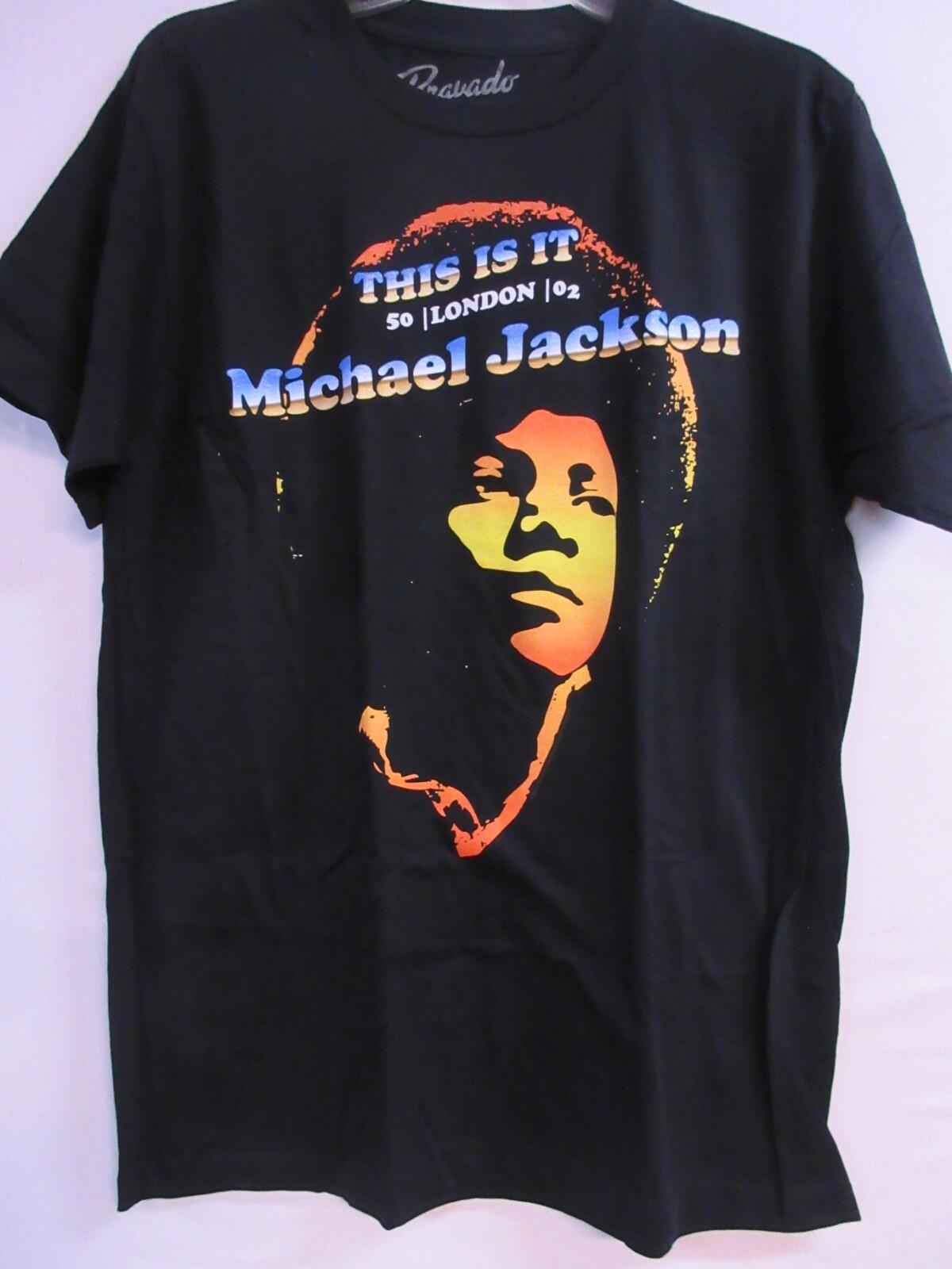 MICHAEL JACKSON OFFICIAL MERCH LONDON 02 BAND CONCERT MUSIC T- LARGE Unisex T-Shirt XXL