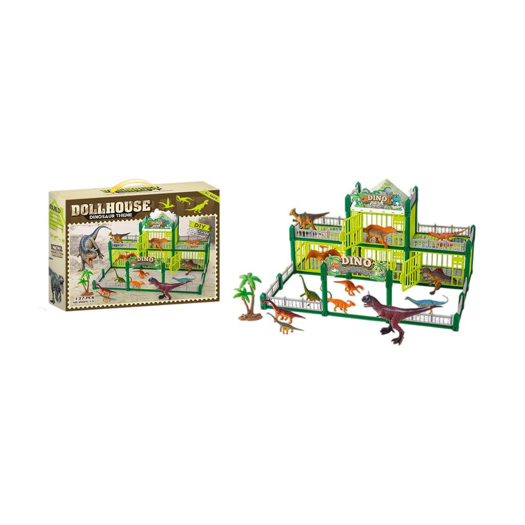 Simulated Dinosaur Garden Toys, Home Desktop Games, Parent Child Building Toys