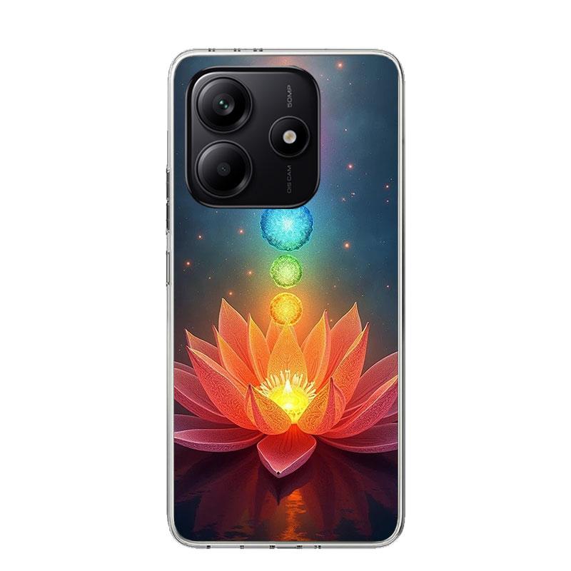 Yoga Chakra Spiritual Energy Universe Phone Case For Xiaomi Redmi Note 15 14 13 12S 12 Pro Plus 11S 11E 11 11T 10S 10 Art Soft P