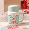 Baizi'en A52 Creative Ceramic Mug with Lid