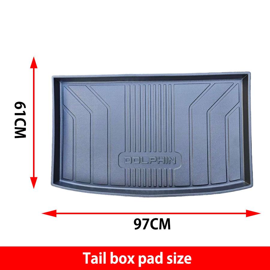 Durable Waterproof TPE Trunk Mat for 23-25 BYD Dolphin: Eco-friendly Interior Upgrade.