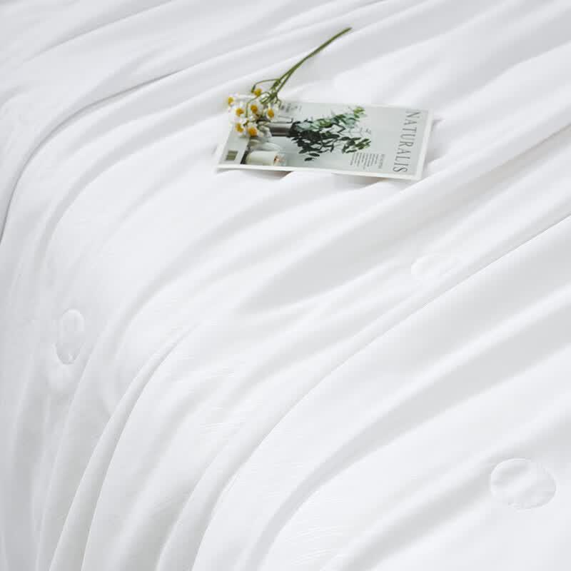 FUANNA Antibacterial Tussah Silk Summer Quilt
