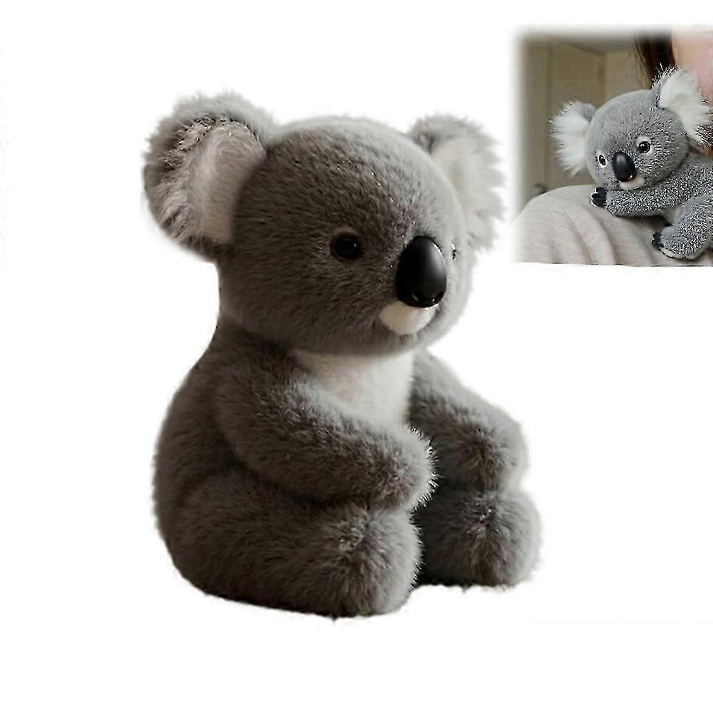Ultra-Soft Koala Plush Toy - Lifelike Stuffed Animal for Stress Relief & Emotional Comfort, Interactive Huggable Gift