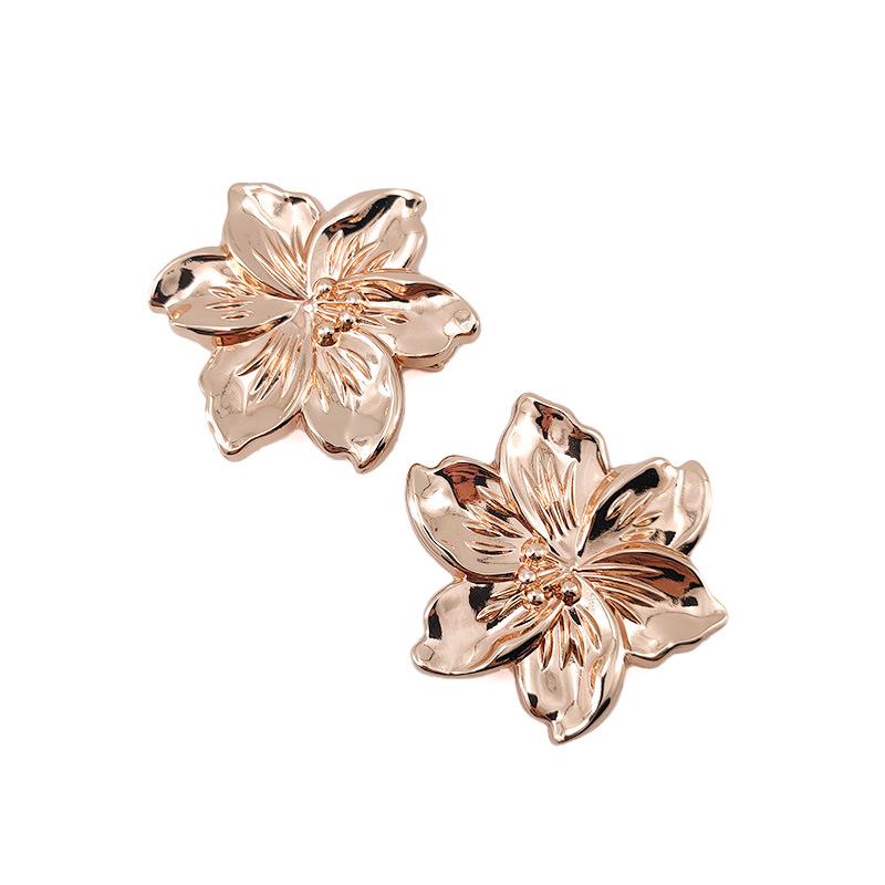 Irregular Alloy Chest Buckle for Fashion Swimwear and Underwear Accessories
