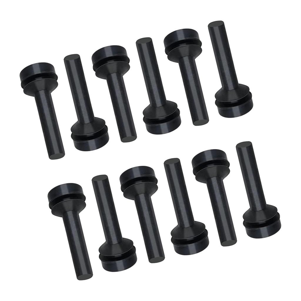 Pachet de 12 Tampoane de Înlocuire Picioare de Cauciuc Înlocuire Arzător Plită Picior Rugină Material Cauciuc Potrivit pentru Aragaz WB02X24790