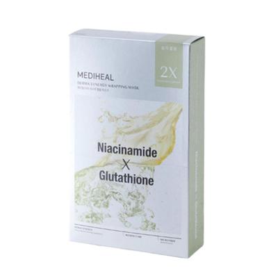 Derma Synergy Wrapping Mask 10-Pack  Niacinamide & Glutathione for Blemish Care & Radiance