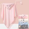 1PC 80x80cm Size Baby Wraping Blanket Towel White Grey Blue Pink Available Absorbent Warm Blanket Bathrobe Infant Bath Towel ZYF
