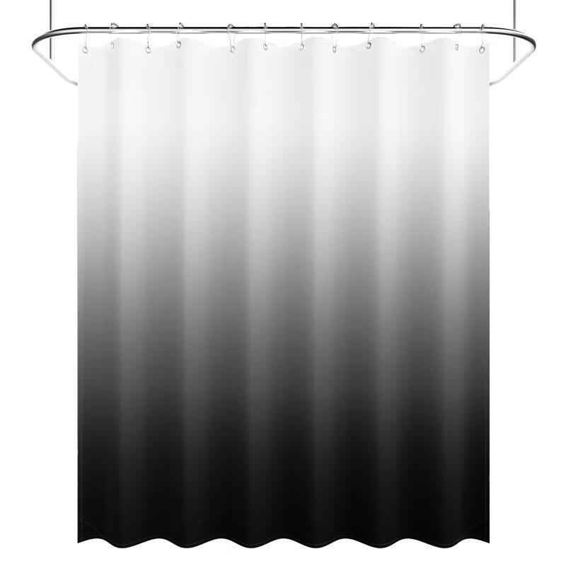 Handun Gradient Style Waterproof Shower Curtain