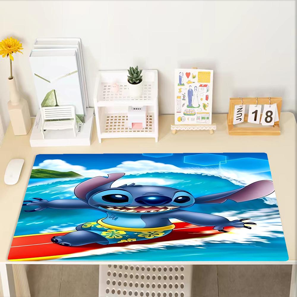 Stitch Theme Mouse Pad, Non Slip Rubber Base, Multifunctional Office & Home Decor, Perfect for Workspace Personalization.