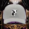 Cow Print Baseball Cap Unisex Farm Animal Adjustable Dad Hat Casual Outdoor Trucker Cap