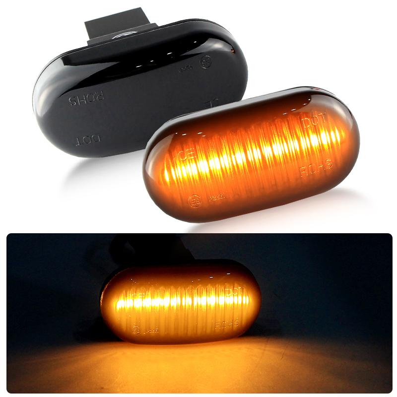 2PCS Led Dynamic Side Marker Turn Signal Light For Suzuki Grand Vitara XL-7 2004-up For Suzuki Ignis 2000-2003 OEM# 3641050E00