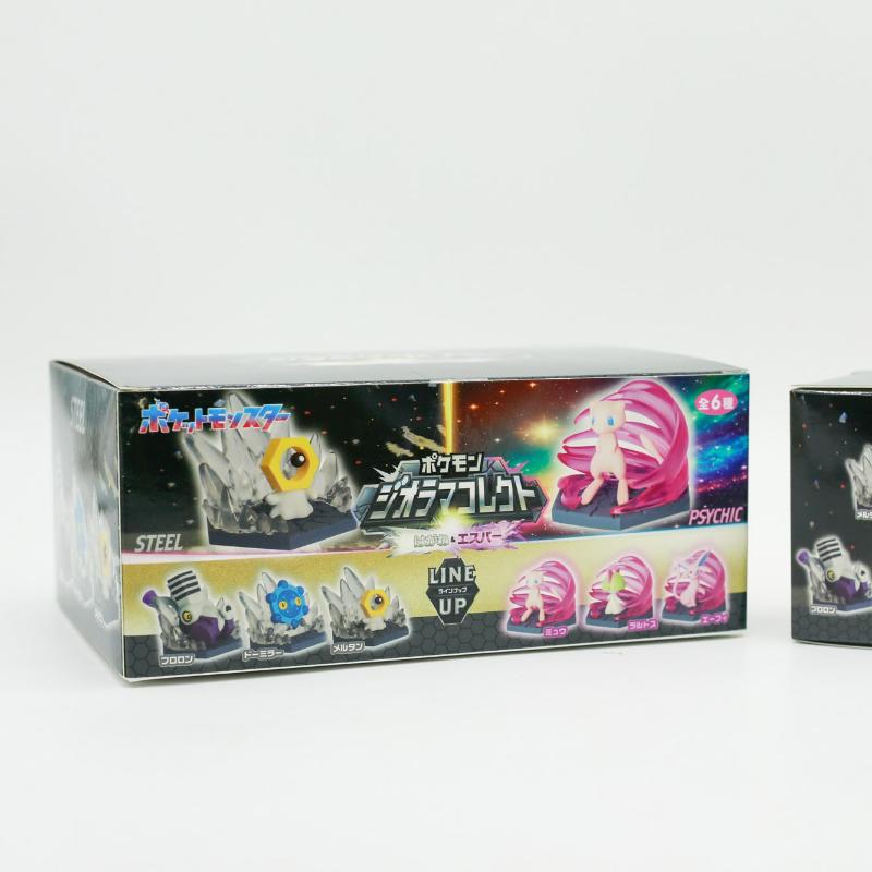 Battle Diorama Scene Pikachu Eevee Mimikyu Gengar Gifts Toy Model Anime Figures Collect Ornaments For Kids Adults Children's Birthday Gift Holiday