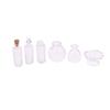 1:12 Dollhouse Miniature Glass Vase Dessert Cup Wine Bottle Wishing Bottle W/Corked Home Decor Toy Doll House Accessories