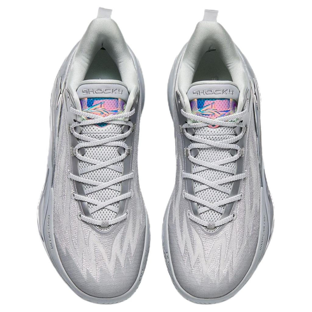 Anta A-Shock Pro Silver Wing Profesjonelle Basketballsko Herre Sneakers 112531126-4