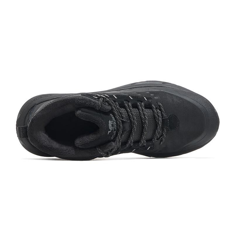 CAMEL High-Top Platform Fleece-Lined Casual Sneakers