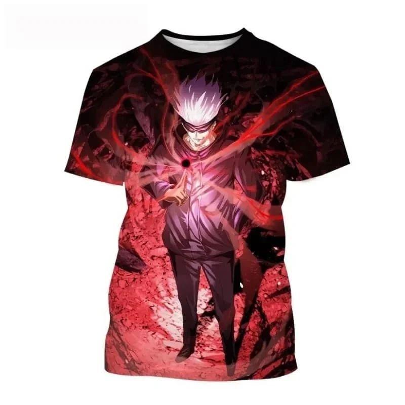 Anime Jujutsu Kaisen 3D Print T-Shirt Women Kasumi Miwa Zenin Maki Ultimate Mechamaru Casual Short Sleeve Graphic Tees