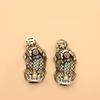 Brass Pixiu Coin Chinese Miniature Figurines - Lucky Ornament For Home Office Tabletop Decoration | Traditional Feng Shui Charms