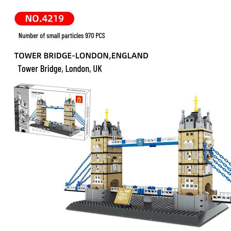 Wange 5218 Yellow Crane Tower Model - Free Shipping & Educational Building Blocks