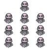10Pcs Embroidered Design Embroidery Patches Strong Adhesive Iron On Patches Cloth Stickers  For Hats