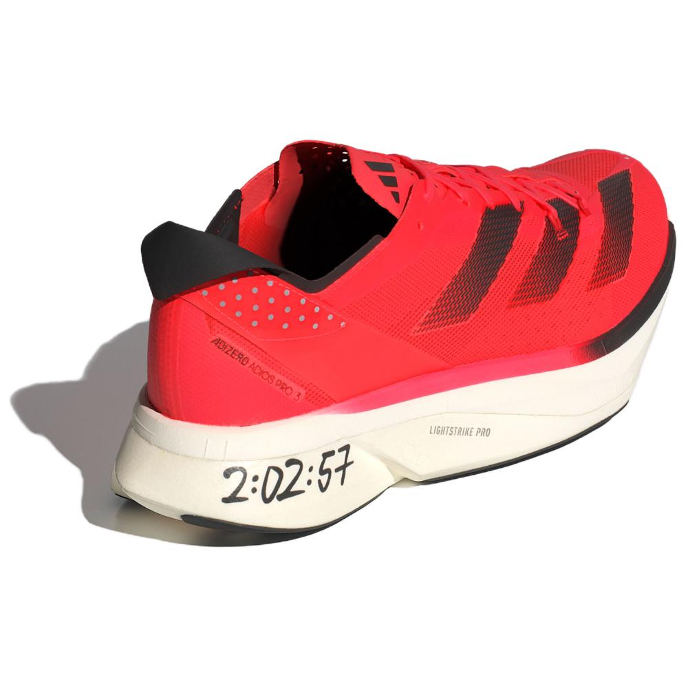 adidas Adizero Adios Pro 3 Scarlet Black Unisex Sneakers Red Solar-Red Core-Black ID3634