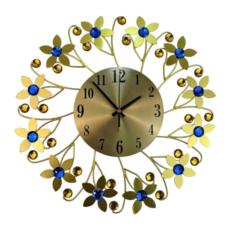 Simple Metal Quiet Wall Clock Suitable for Easy Installation With Large Number and Quiet Operations in Bedrooms 1