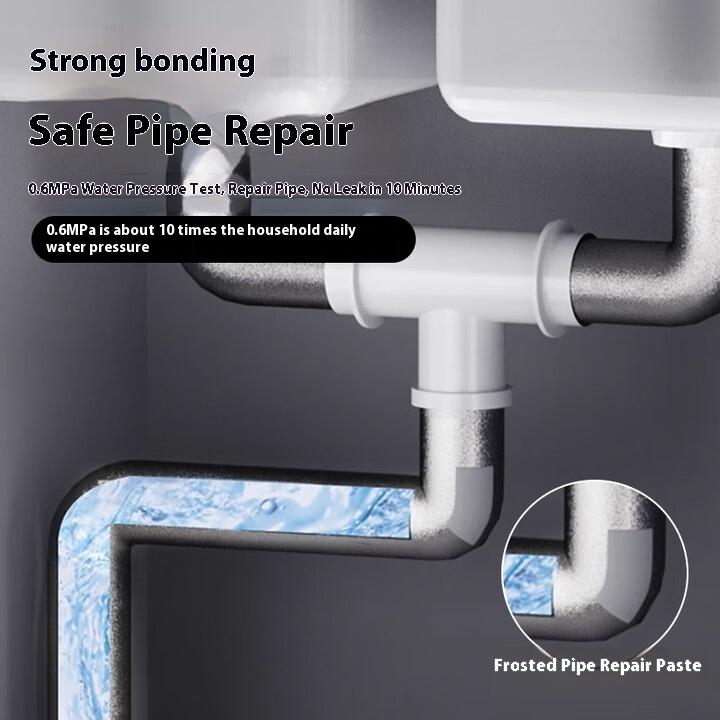 100g Water Pipe Leak Stopping Glue Strong Welding Leak Repair AB Glue Casting Glue for Pipes Waterproof Material Used Home