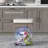 Battery Powered Waste Basket with Sensors Lid Easily Disposal Automatic Garbage Can for Cleanliness Enthusiasts
