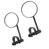 2 Pcs Motorcycle Rear View Mirrors Round 360 Degree Adjustable Handlebar Mirror Replacement for Ranger Stick King GN