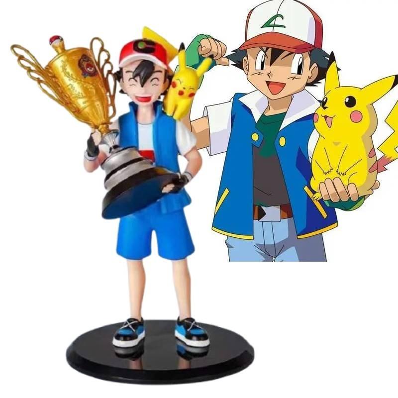Ketchum Ash Action Figure Model Toy Cartoon Desktop Gift Decoration
