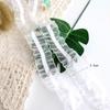 5 Yards/lot Black Gray Elastic Bilateral Lace Trim Ruffle DIY Lace Ribbon 2.5cm Width