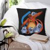 Orso E Lemming Federa Quadrata Girocollo per Bambini Copricuscino Decorazione Cuscino Cuscino Coperta Comfort per Casa Camera da Letto