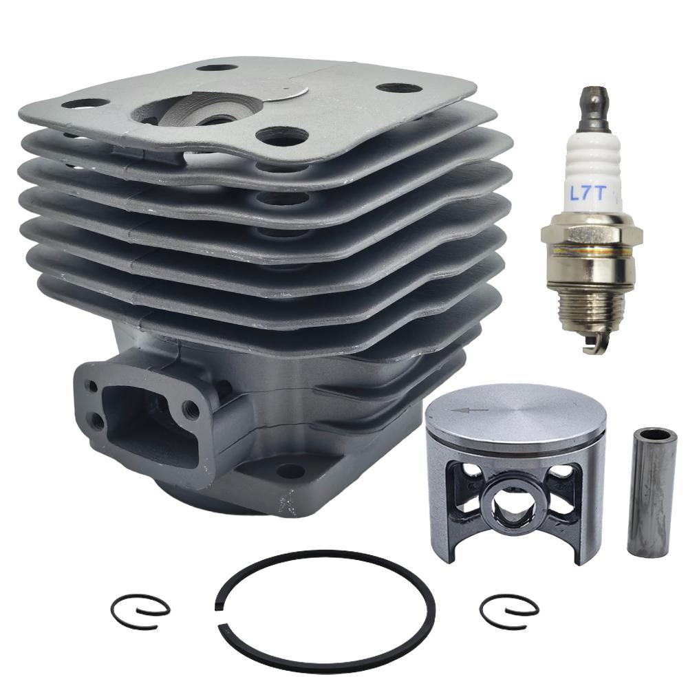 54mm Cylinder Piston For Husqvarna 288XP 181 281 288 Chainsa w Spark Plug Replace 503506301 Garden Tool Parts