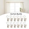 Multipurpose Hook Clips Set Of 100,Metal Curtain Clips for Curtain Bathroom Shower Curtains And Outdoor Decorations