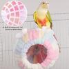 S/M Winter Parrot Plush Nest Warm Cozy Bird Hut Snuggle Bed Bird Cage Accessories for Parrot Lovers Owner