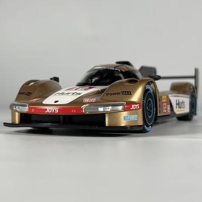1:22 Porsche 963 LMDh Super Racing Alloy Metal Diecast Model Car Sound And Light Pull Back Birthday Gifts Collectibles Hobby Toy