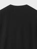 ZIOZIA Men'S Crease Round Short Sleeve T-Shirt_Black