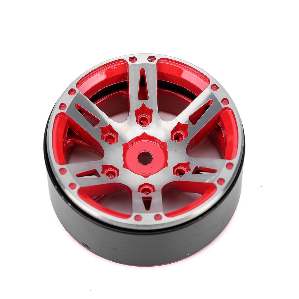 1.9 Inch Metal Wheel Hub for 1 10 SCX10 RC Crawler Durable Upgrade Parts DIY Crawler Car Accessories 12mm Hex Red