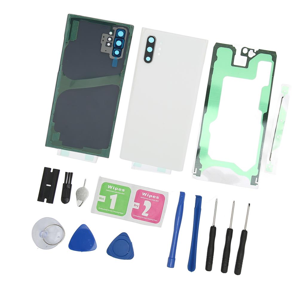 Rear Glass Cover Replacement Perfect Fit Front Outer Glass Screen Cover for Samsung Galaxy Note 10