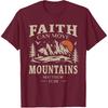 Lift My Eyes To the Mountains - Psalm 121 Faith Design T-Shirt