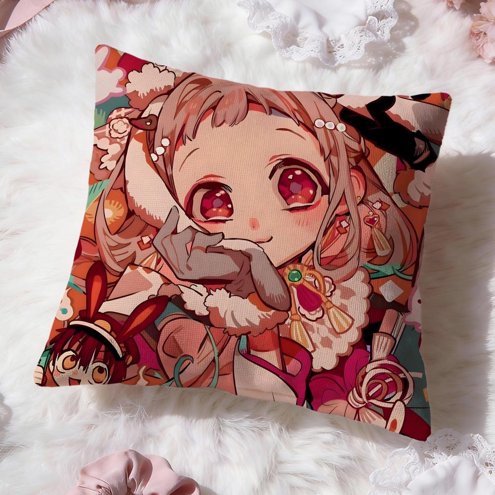 b-Bound Hanako-kun Cushion Cover Premium Comfort Reversible Pillow Cove -Two in One Design for Any Room & Car Interior