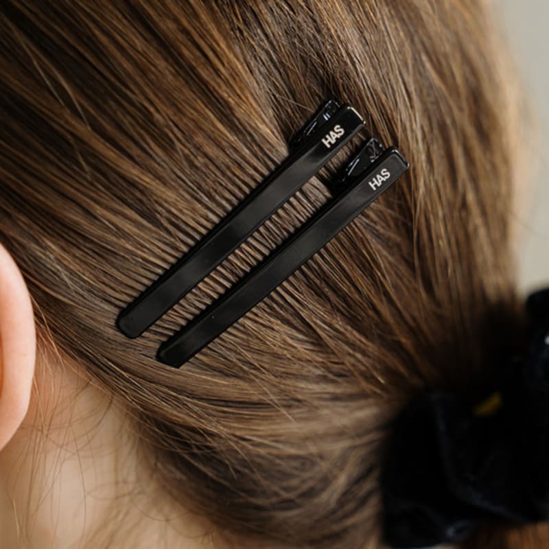 

HAS HFS015 Black basic hair pin set none
