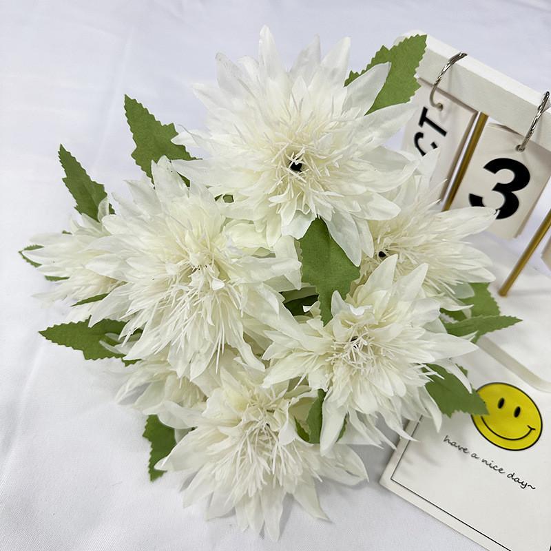 Simulated Heads 7 Multiple Petals Lily Bouquet Artificial Flower For Hoom Decor