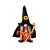 Funny Pointed Hat Witch Doll Realistic Halloween Faceless Doll Ornament  Bar Home Decor